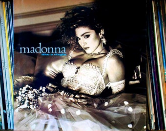 Madonna Like a Virgin album LP front cover landscape photograph color picture fine art photographic print or poster souvenir