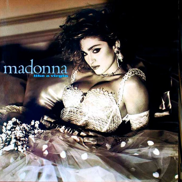 Madonna Like a Virgin album LP couverture de paysage de paysage photographie couleur art imprimé photographique ou souvenir affiche