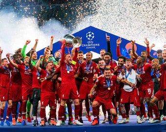 Liverpool Champions League European Cup Winners 2019 Photograph Picture Print