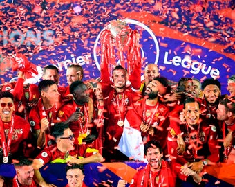 Liverpool FC Premier League Champions 2020 Anfield Photograph Picture Print