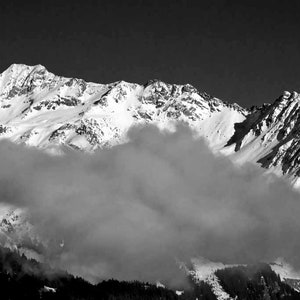 Mont Blanc La Tania 3 Valleys Ski Area French Alps France Photograph Picture Print