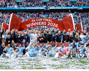 Manchester City FA Cup Winners 2026 Photograph Picture Print