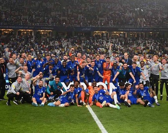 Chelsea FC Club World Cup Champions 2021 2022 UAE Photograph Picture Print