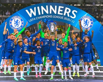 Chelsea FC Champions League European Cup Winners 2021 Photograph