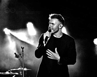 Gary Barlow Take That Performing At Carfest South 2015 Overton England Photograph Picture Print