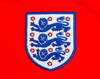 England Three Lions Football Shirt Badge Photograph Picture Print