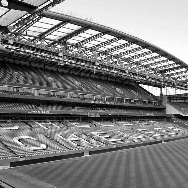 Stamford Bridge Chelsea Football Club West Stand London Photograph Picture Print