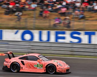 Porsche 911 RSR no56 24 Hours of Le Mans 2019 sport Photograph Print Porsche 911 RSR no56 24 Hours of Le Mans 2019 sport Photograph Print