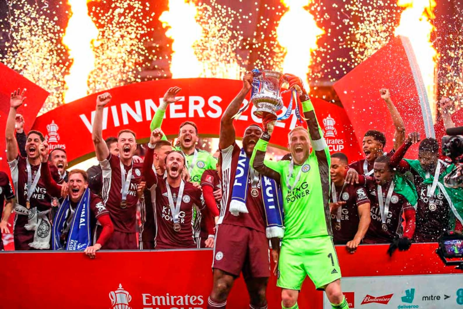 Leicester City FC FA Cup Winners 2021 Wembley Stadium Etsy