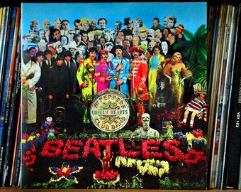 The Beatles Sergeant Pepper's Lonely Hearts Club Band album front cover photograph picture fine art print or poster souvenir