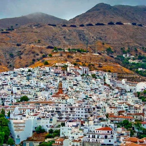 Competa Axarquia Andalusien Malaga Provinz Spanien Foto Bilddruck