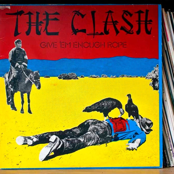 The Clash Give Em Enough Rope Album LP Front Cover Photograph Picture Print