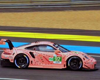 ポルシェ 911 RSR no92 ピンクピッグ ルマン24時間レース 2018 写真