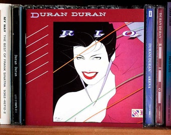 Duran Duran Rio CD album front cover color photograph print