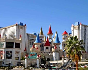 Excalibur Hotel Las Vegas United States of America Photograph Picture Print