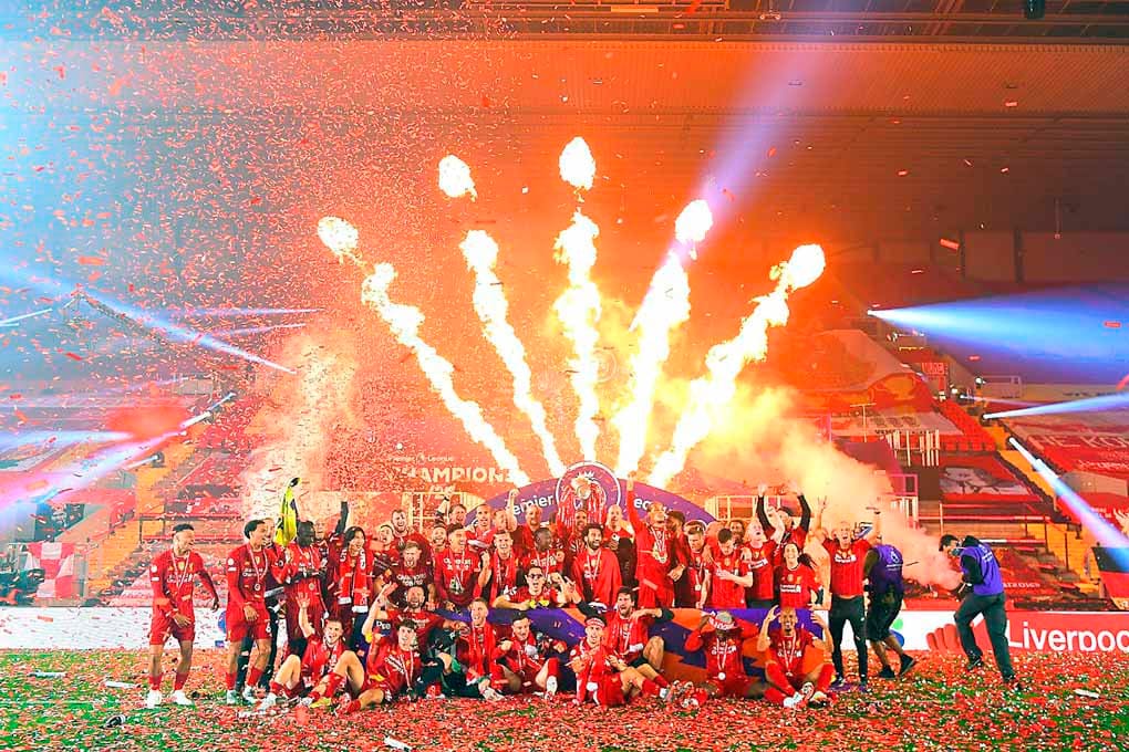 Liverpool 19/20プレミアリーグ優勝 フォトフレーム