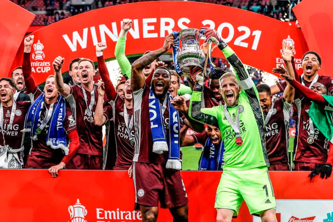 Leicester City FC FA Cup Winners 2021 Wembley Stadium Etsy UK