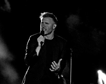 Gary Barlow Take That performing at Carfest South 2015 Overton England Photograph Print