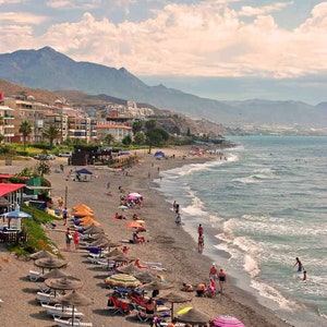 Playa de Calaceite Torrox Costa Axarquia Costa del Sol Spain Photograph Picture Picture Print