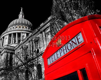 St Paul's Cathedral City of London England United Kingdom black and white photograph architecture picture photographic print poster photo