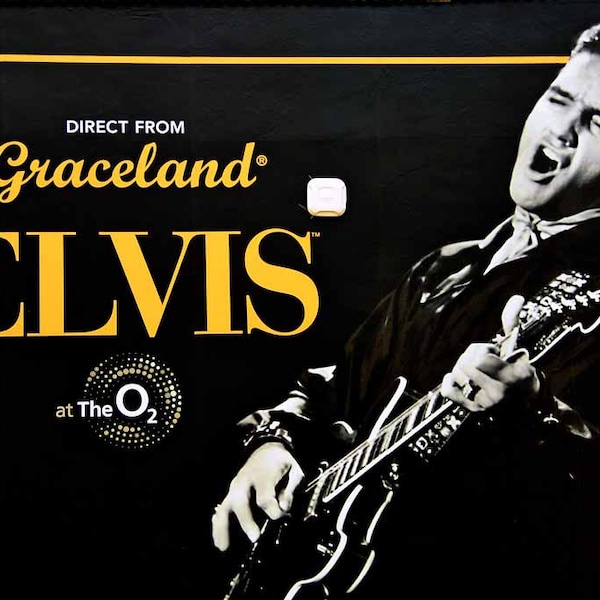 Elvis Presley Graceland exhibition at The O2 Arena London landscape photograph color photographic art print or poster gift