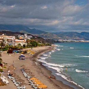 Playa de Calaceite Torrox Costa Axarquia Costa del Sol Spain Photograph Picture Picture Print