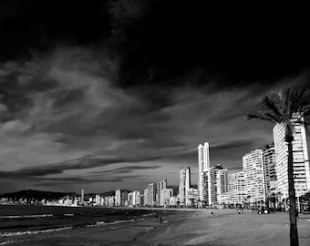 Benidorm Levante Beach Mediterranean Coast Costa Blanca Spain Photograph Picture Print