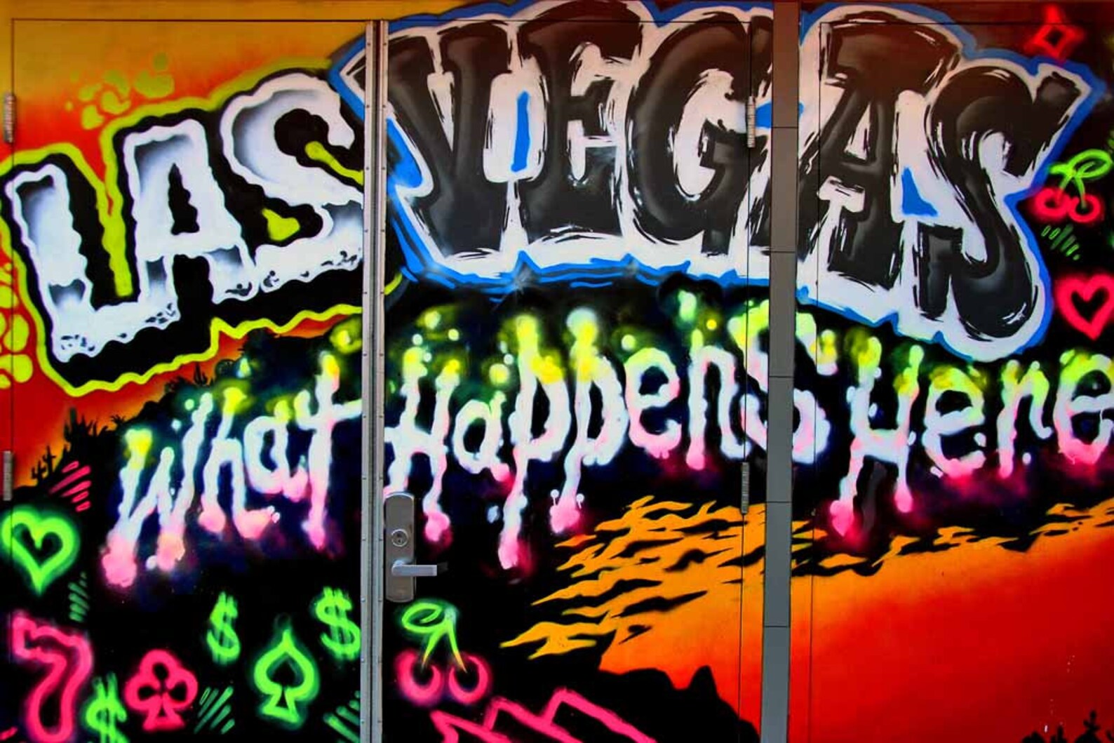 Street Art Graffiti in Las Vegas Nevada United States of Etsy