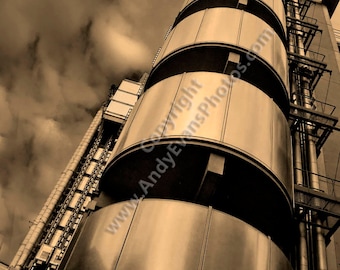 Lloyds of London Building Photograph England United Kingdom architecture picture b/w photo photographic print or poster