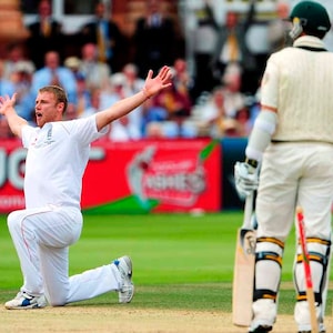 Andrew Freddie Flintoff England Cricket v Australia Ashes 2009 Photograph Picture Print