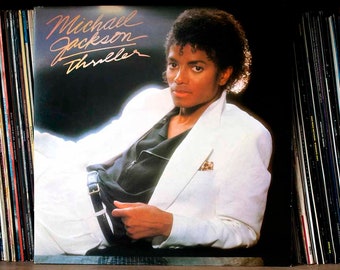 Michael Jackson Thriller album LP front cover color picture photograph fine art photographic print