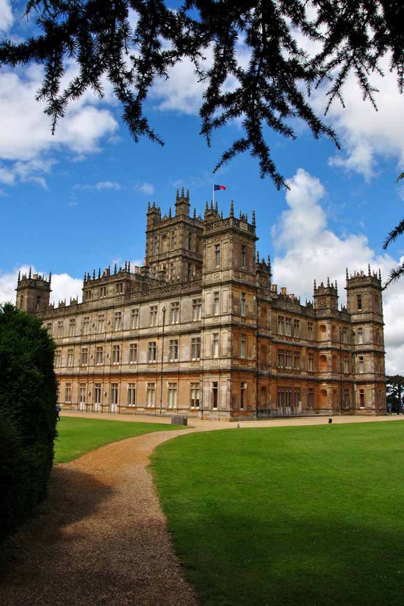 Highclere Castle Downton Abbey Hampshire England Photograph Etsy