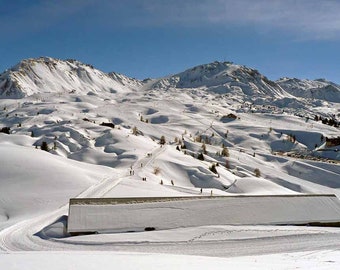 La Plagne Paradiski Ski French Alps France Alpine Mountain Photograph Picture Print
