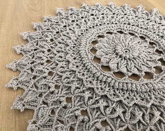 Crochet cotton doily