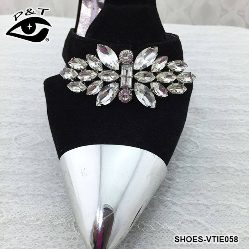 2pcs/pair Rhinestone Shoe Clips for High Heel Shoes Etsy