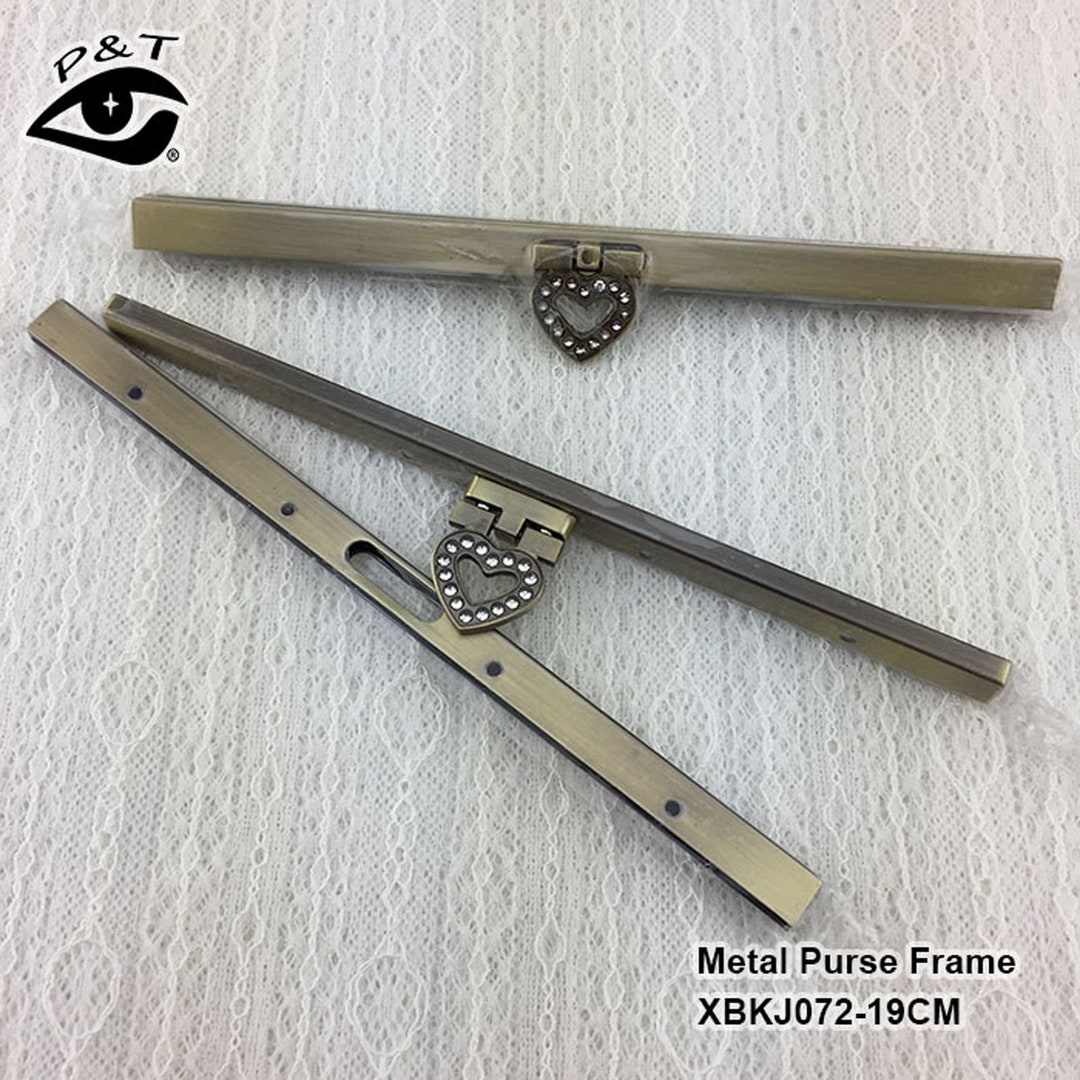 Lock Heart Frame 2 Pcs/lot 19 Cm 7.5'' Metal Purse Frames Heart Lock - Etsy