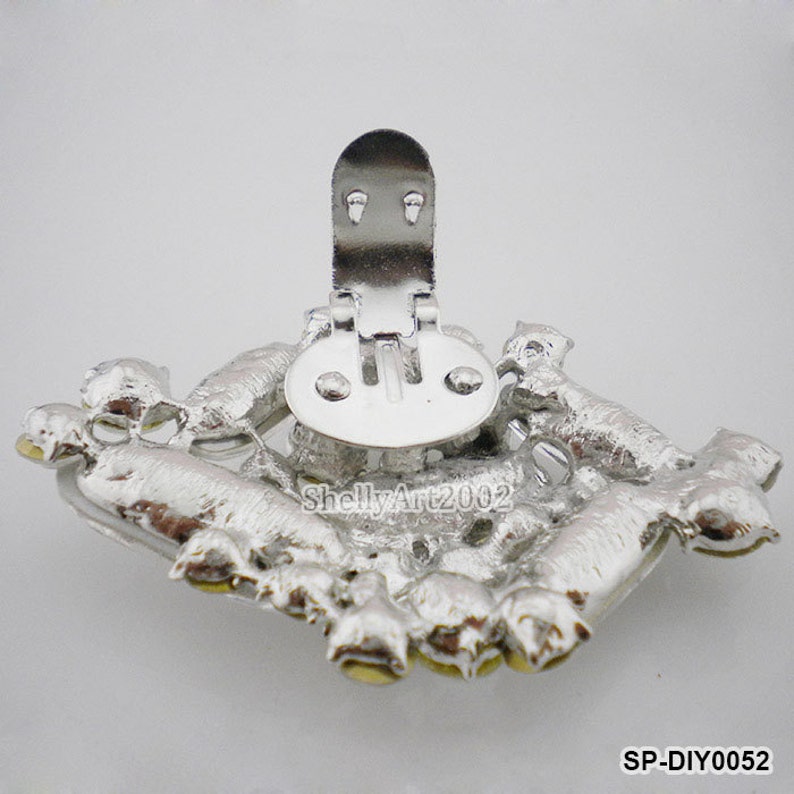 2 pcsPair Sparkle Wedding Rhinestone Shoe Clips