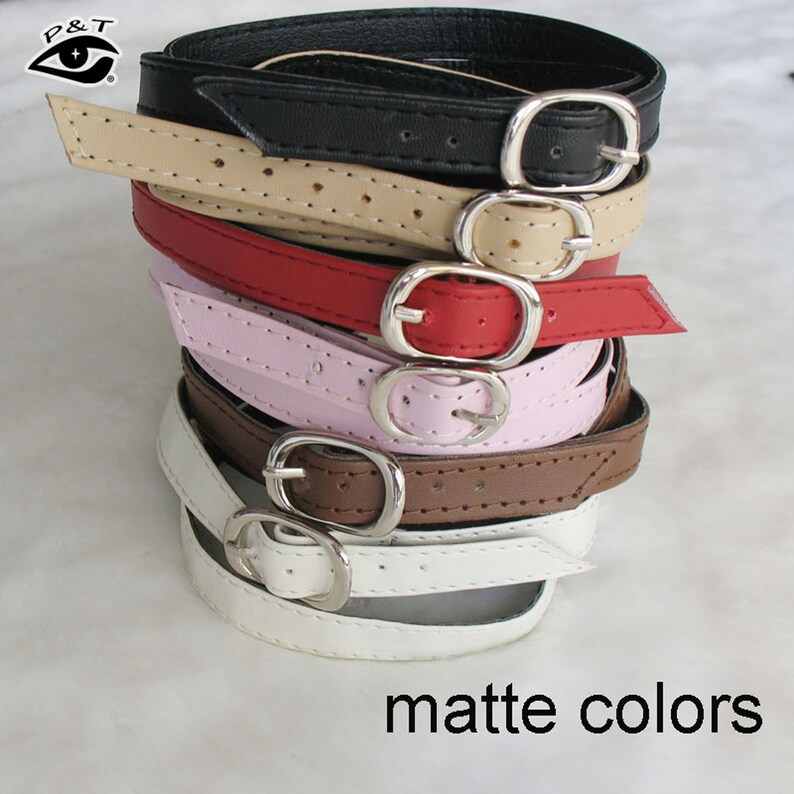 PU Leather Shoe Straps 55CM 2 Pair/lot Shoe Band Shoes Decor Heel