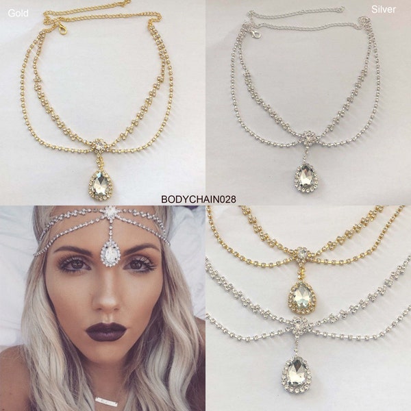 Forehead Necklace Etsy