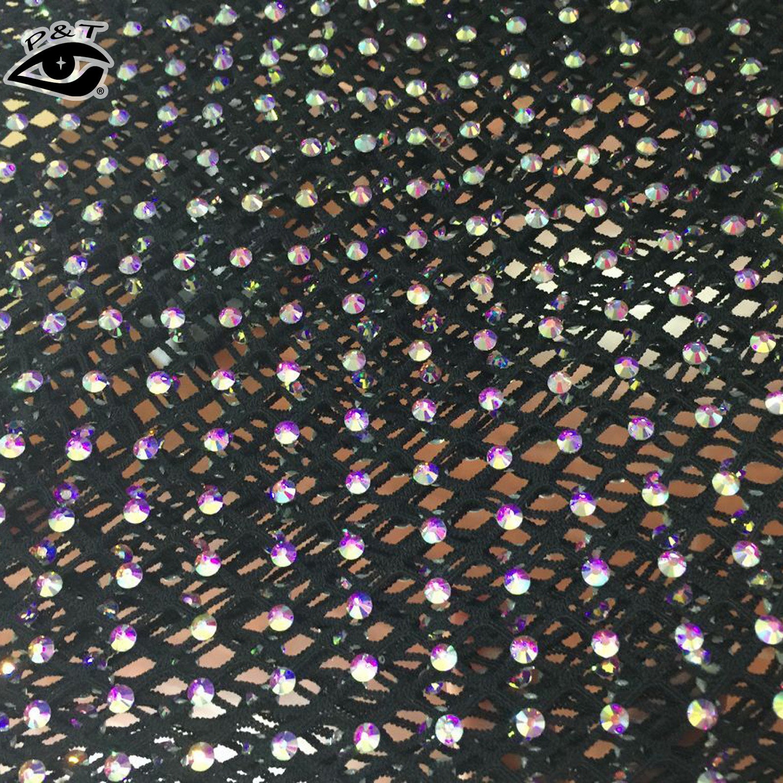 Bling Rhinestone Mesh Stretchable Rhinestone Fabric 45x115cm Etsy