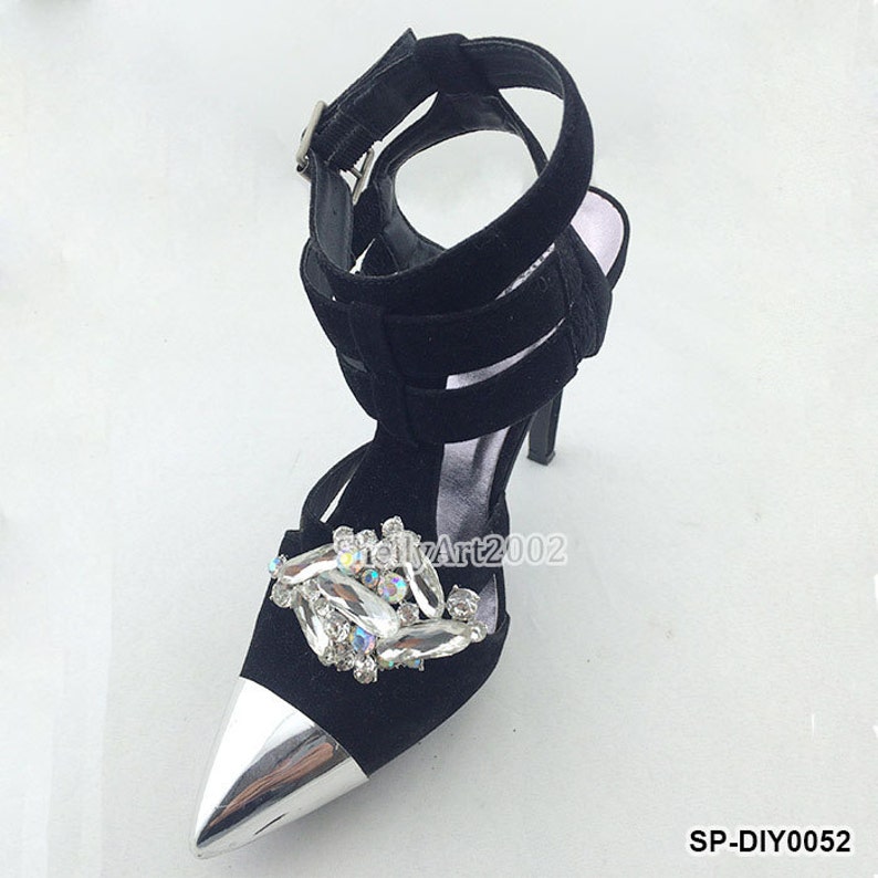 2 pcsPair Sparkle Wedding Rhinestone Shoe Clips