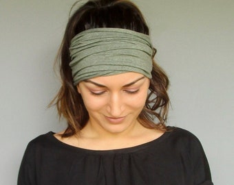 Headbands for Women, Wide Headband, Yoga Headband, Tube Headband, Head Wrap, Dread-Band, Loop Scarf