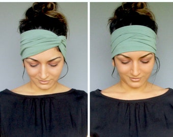 Headband for Women, Tie-up Headband, Turban Headband, Women's Head Wrap, Yoga Headband, Headscarf for Women, Extra Stretchy Headband