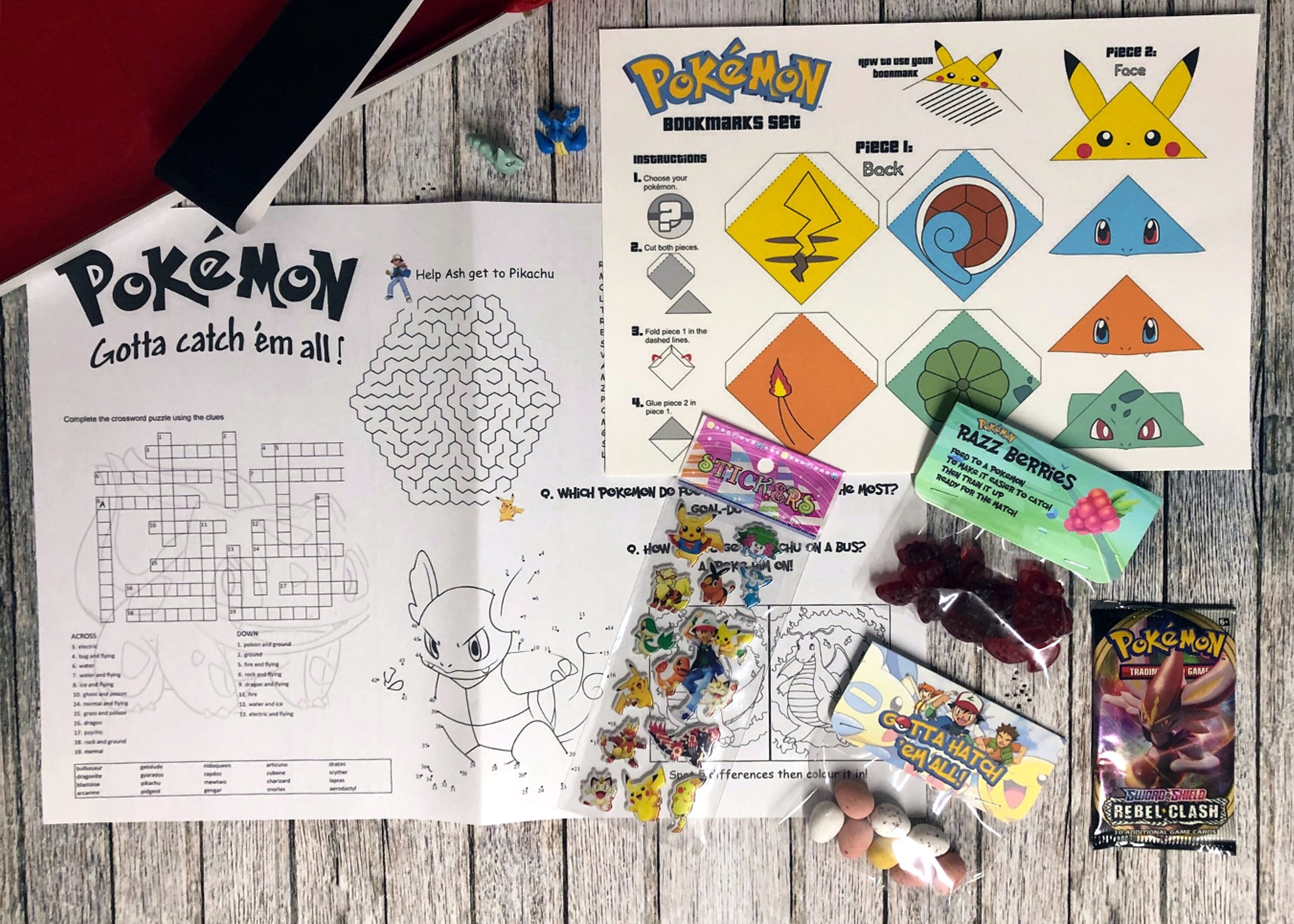 Pokemon Gift Hamper/ box Unusual Gift for Boy or Girl Ideal Etsy