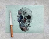 Floral Skull Chopping Board