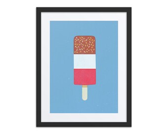 Fab Lolly ingelijste kunstprint, moderne wanddecoratie, ingelijste poster
