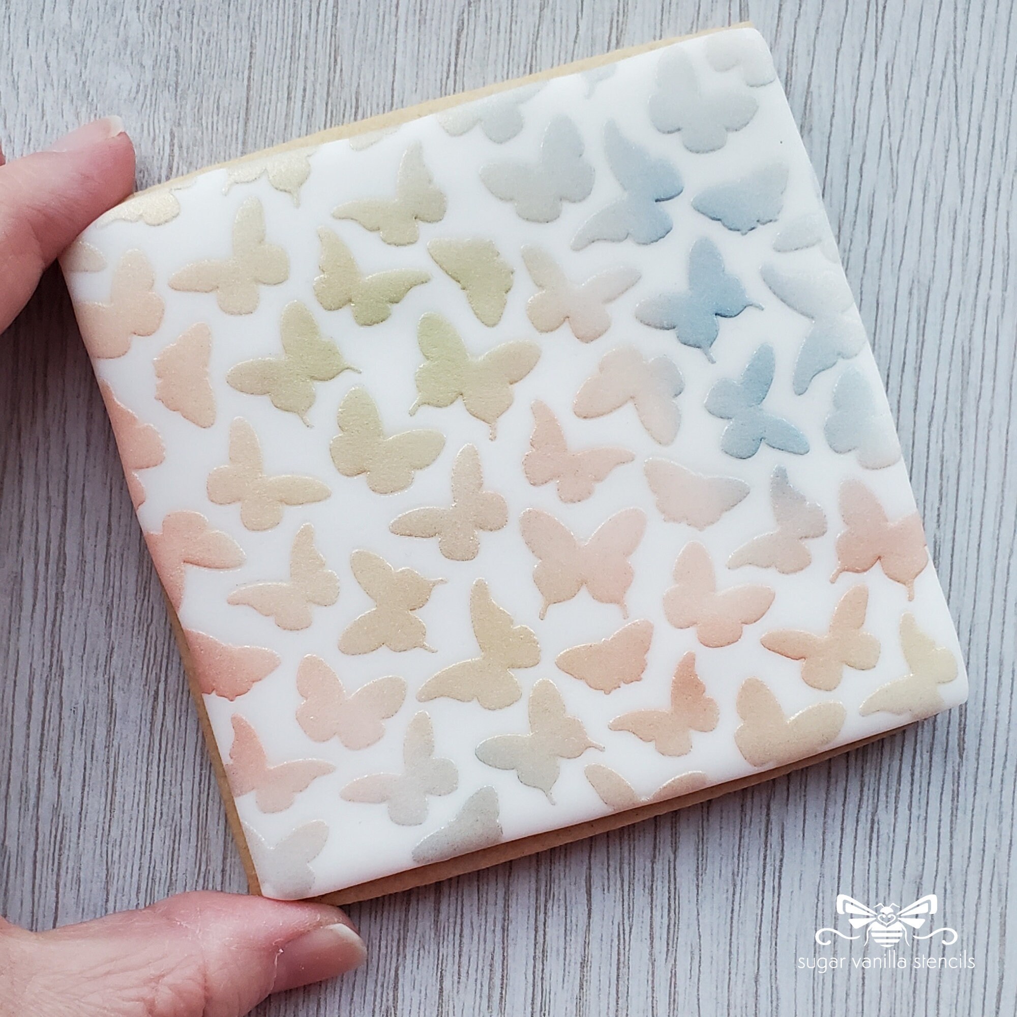 Butterfly Cookie Stencil Flutterbys Butterflies Cookie Stencil, Butterfly Birthday Cookies