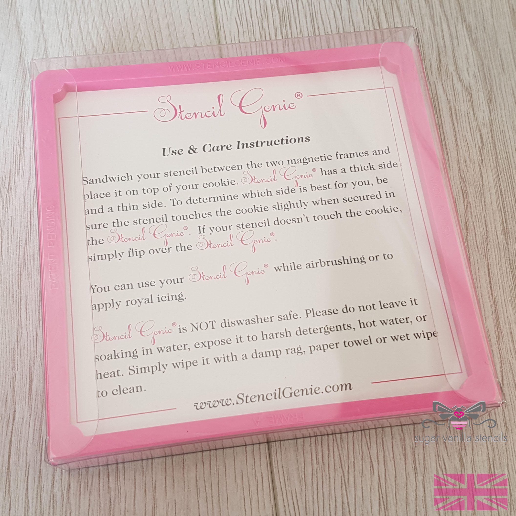 Stencil Genie UK Free delivery Cookie stencil holder cookie Etsy