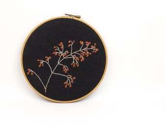 PDF embroidery - pattern to download - inflorescence - nature - slow