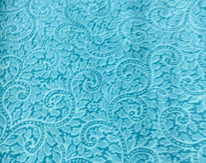 Moda Fabric - Puzzle Pieces Item 1009 Colour 29 Turquoise Blue
